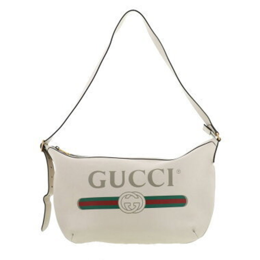 Gucci Leather Half Moon Hobo Shoulder Bag